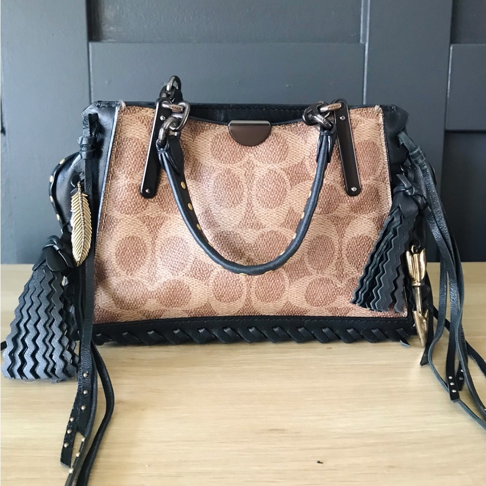 Coach x Chelsea Champlain Dreamer 21 In Signature Canvas With Skull Moth Tattoo - Picture 8 of 16